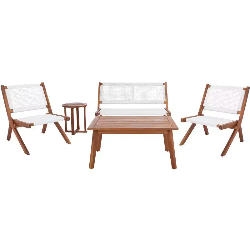 Conjunto de sala de 5 piezas Kobina - Interior/exterior - PAT7314 - Safavieh