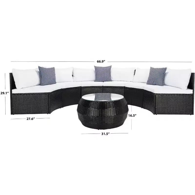 Conjunto de sala Jesvita - Interior/exterior - PAT7701 - Safavieh