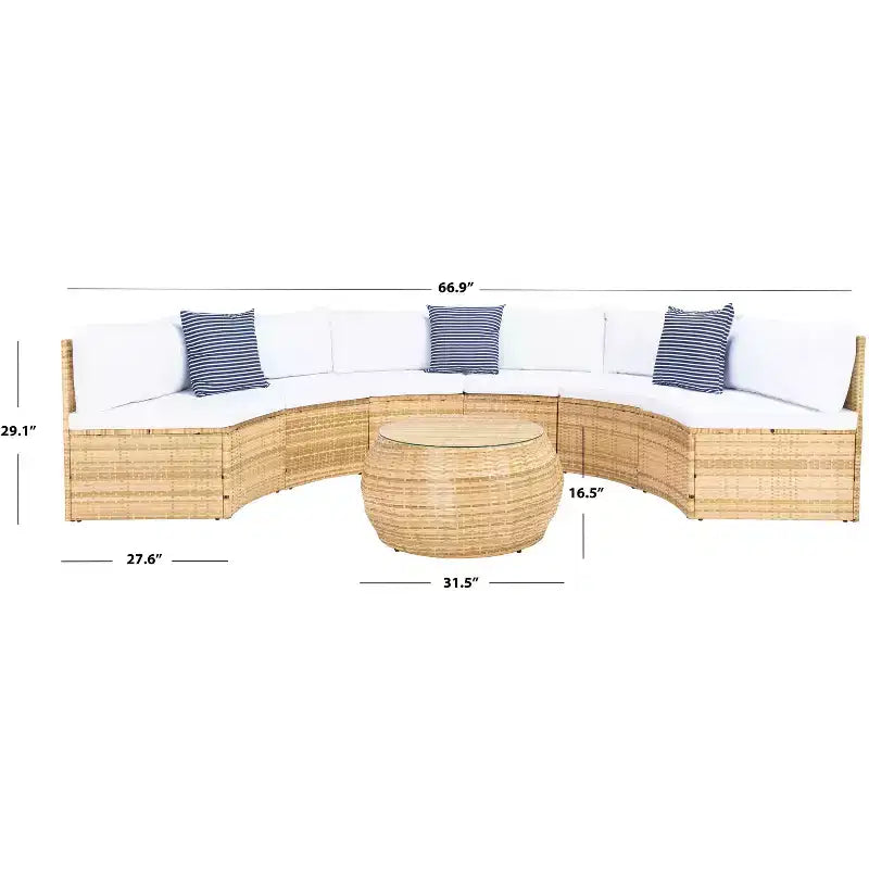 Conjunto de sala Jesvita - Interior/exterior - PAT7701 - Safavieh