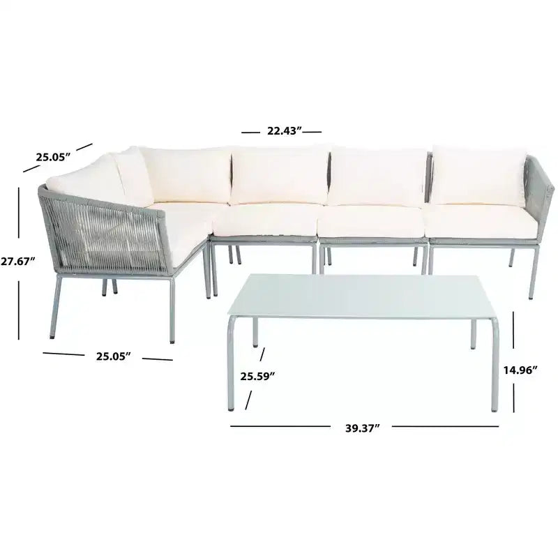 Conjunto de sala Remsin - para interiores/exteriores - PAT7521 - Safavieh