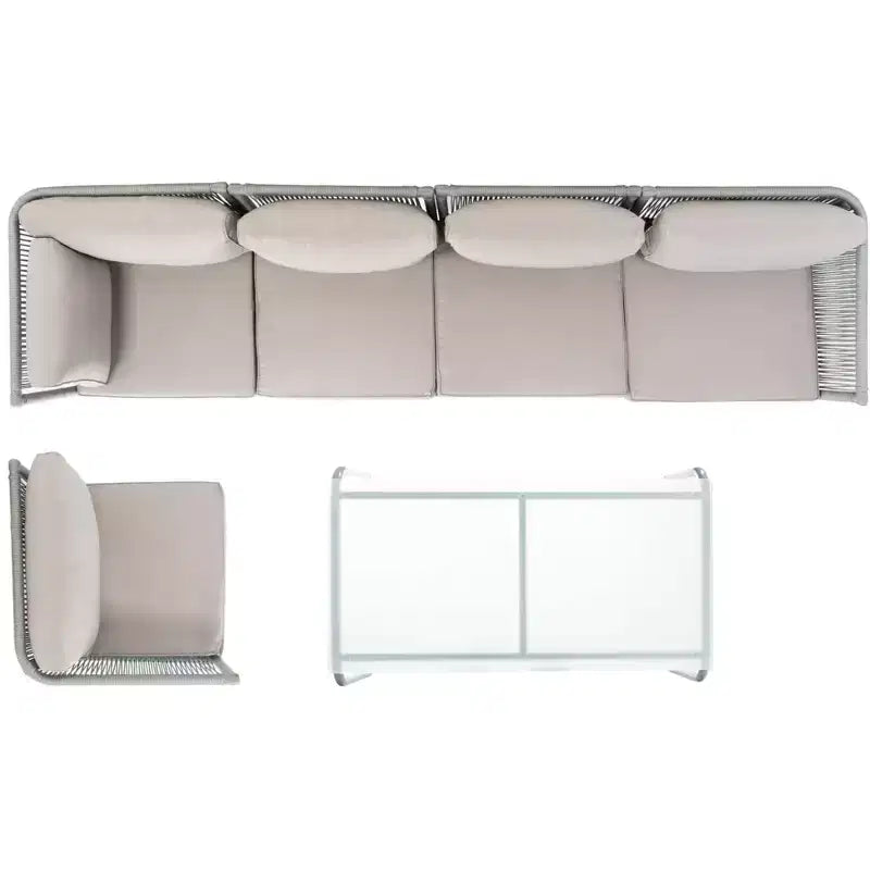 Conjunto de sala Remsin - para interiores/exteriores - PAT7521 - Safavieh