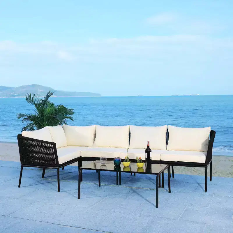 Conjunto de sala Remsin - para interiores/exteriores - PAT7521 - Safavieh