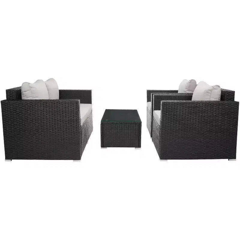 Juego de sala de 4 piezas Machie - Interior/exterior - PAT7508 - Safavieh