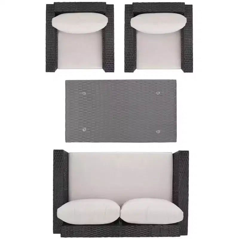 Juego de sala de 4 piezas Machie - Interior/exterior - PAT7508 - Safavieh
