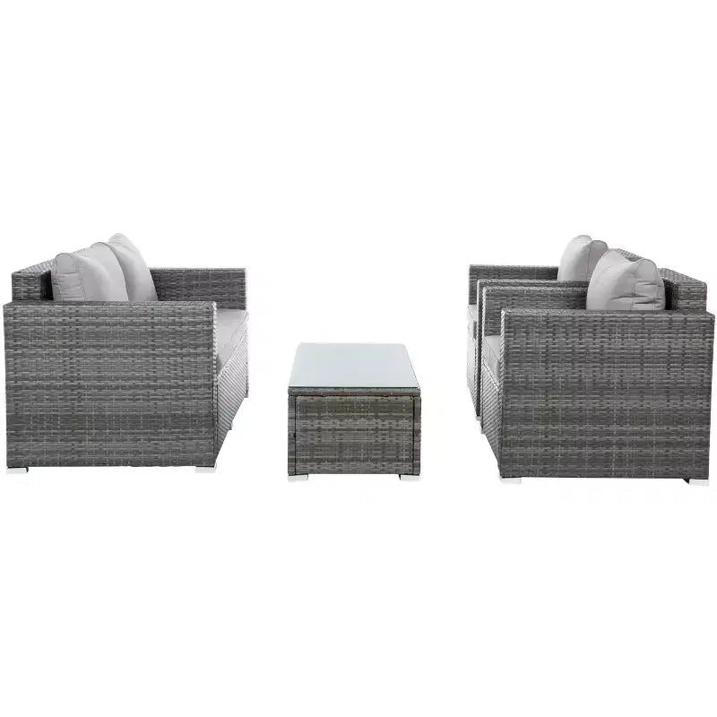 Juego de sala de 4 piezas Machie - Interior/exterior - PAT7508 - Safavieh