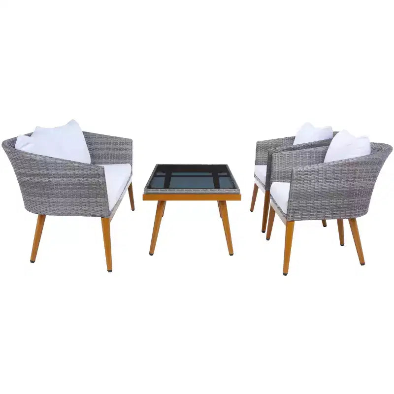 Conjunto de sala Malsor de 4 piezas - Interior/exterior - PAT7529 - Safavieh