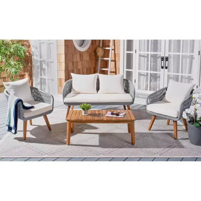 Juego de sala de 4 piezas Prester - Interior/exterior - PAT7073 - Safavieh