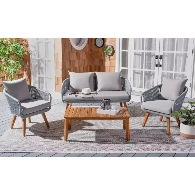 Juego de sala de 4 piezas Prester - Interior/exterior - PAT7073 - Safavieh