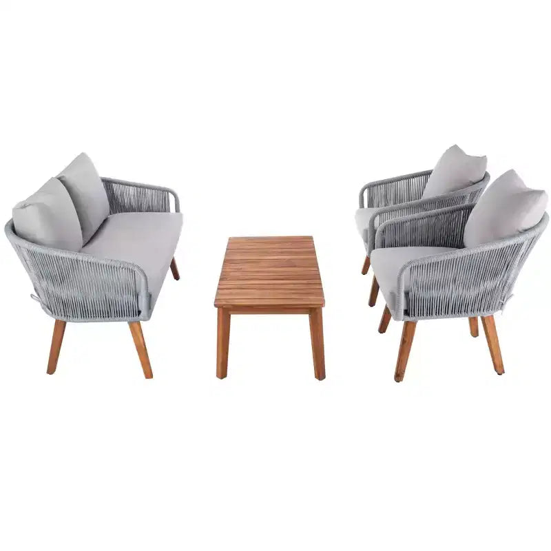 Juego de sala de 4 piezas Prester - Interior/exterior - PAT7073 - Safavieh