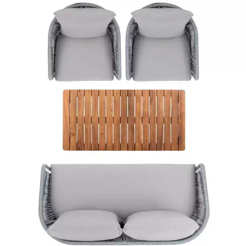 Juego de sala de 4 piezas Prester - Interior/exterior - PAT7073 - Safavieh