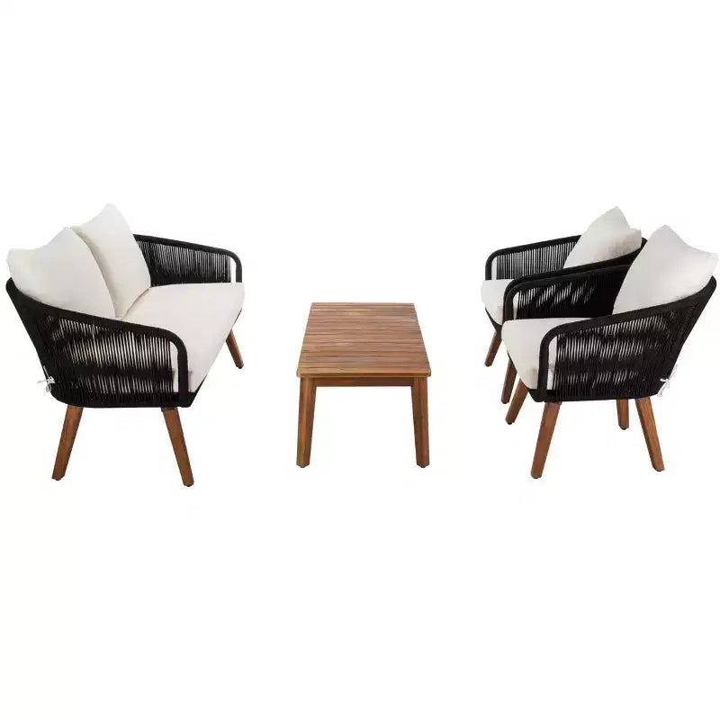 Juego de sala de 4 piezas Prester - Interior/exterior - PAT7073 - Safavieh