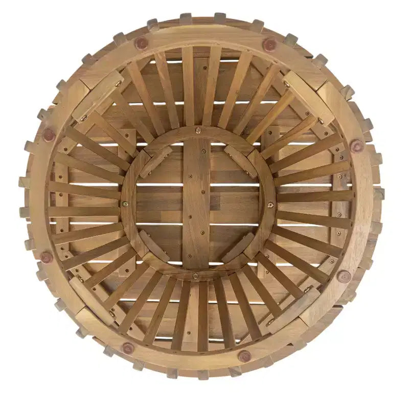 Diván de 3 plazas Pascal de Christopher Knight Home, de madera de acacia rústica tapizada, con mesa de centro