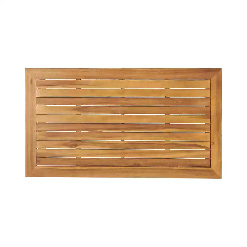 Christopher Knight Home Bringier, ensemble de conversation d’extérieur pour 4 personnes en bois d’acacia avec coussins résistants à l’eau