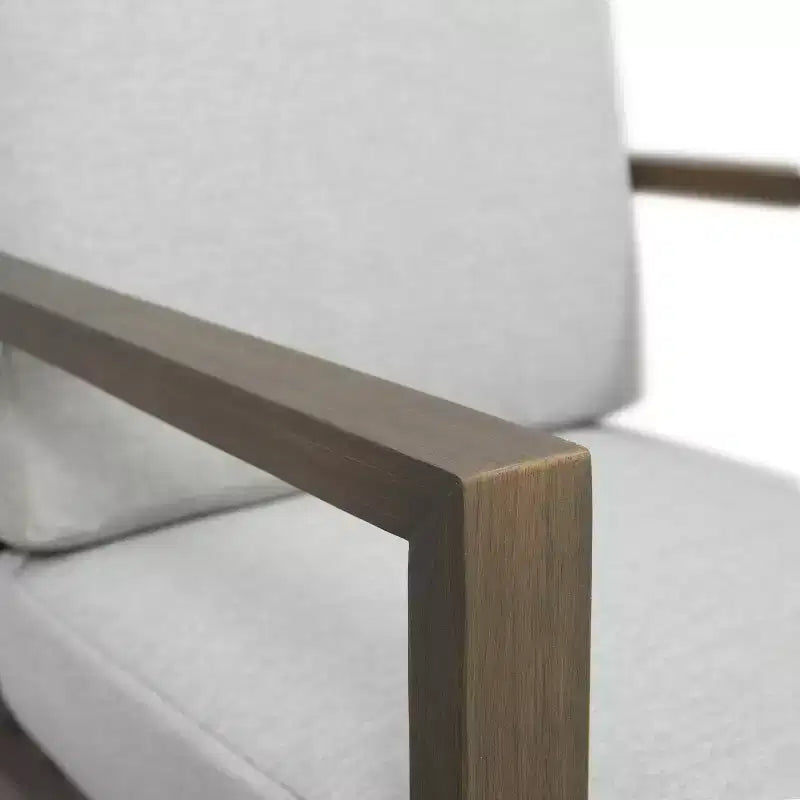 Christopher Knight Home Bringier, ensemble de conversation d’extérieur pour 4 personnes en bois d’acacia avec coussins résistants à l’eau