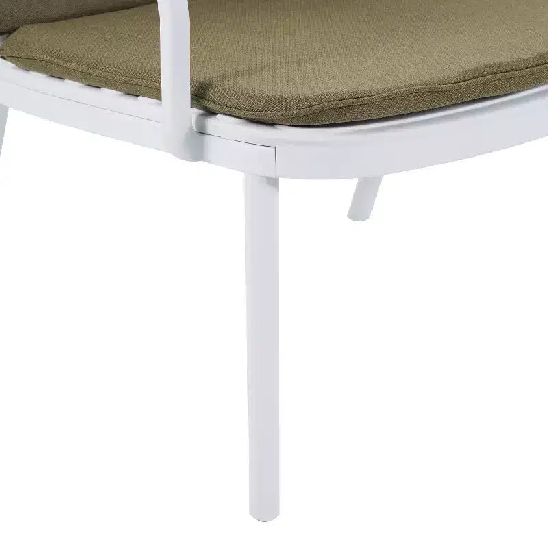 Conjunto moderno de 3 piezas para exterior Gunda de Christopher Knight Home, con sofá de dos plazas y silla tapizados en polipropileno