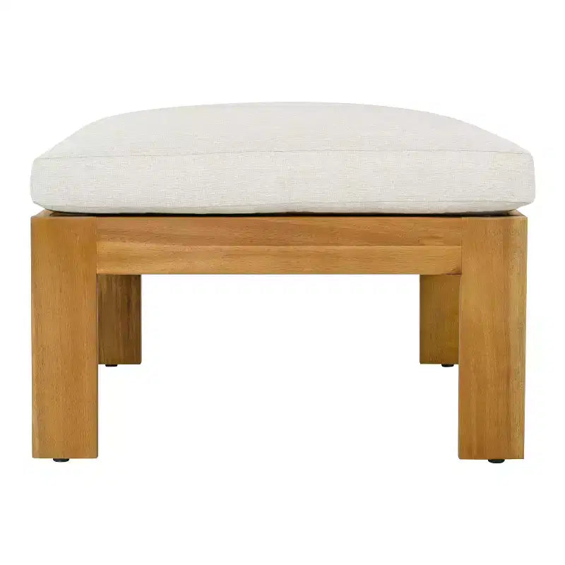 Conjunto de asientos de exterior Norman de Christopher Knight Home, de 5 piezas, con diseño de listones de madera de acacia y tapizado