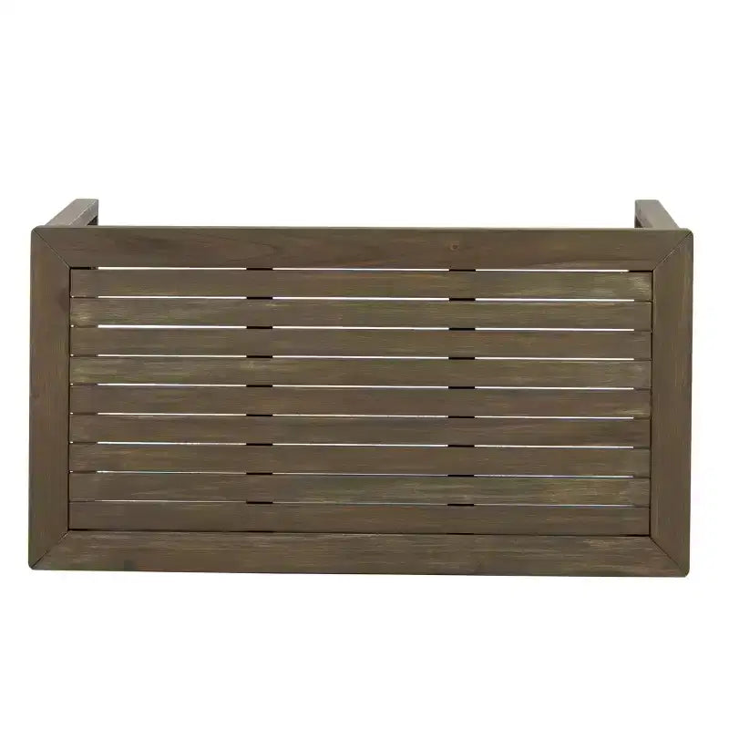 Christopher Knight Home Samwell - Ensemble d'extérieur en bois d'acacia comprenant une causeuse et une table basse avec accoudoirs inclinés