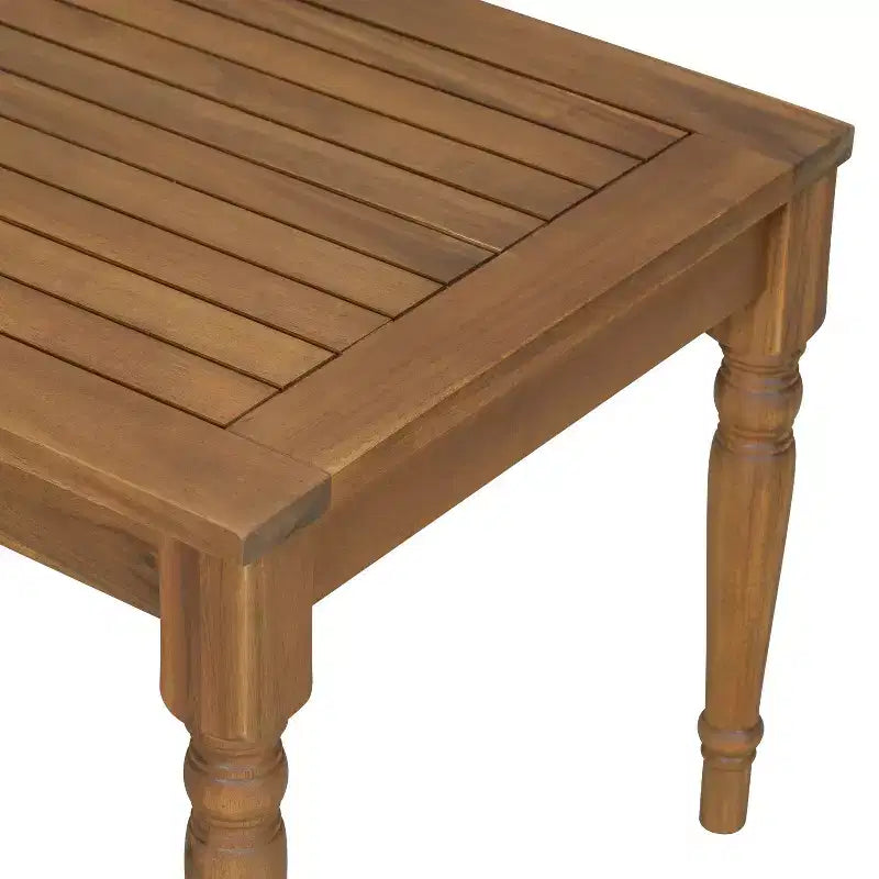 Ensemble de conversation d’extérieur Pendry de Christopher Knight Home, 2 pièces, en acacia, avec coussins résistants à l’eau