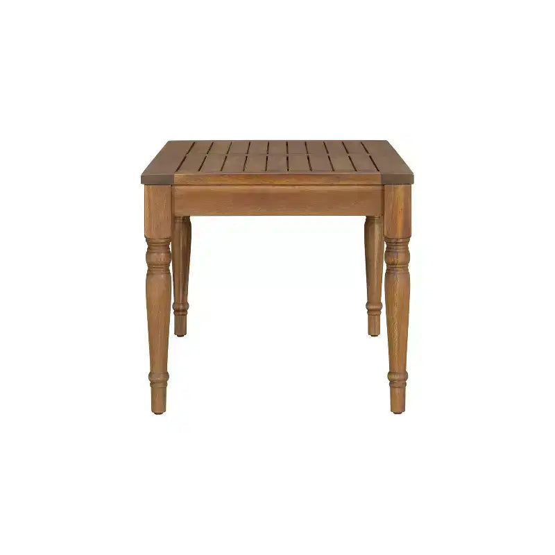Ensemble de conversation d’extérieur Pendry de Christopher Knight Home, 2 pièces, en acacia, avec coussins résistants à l’eau