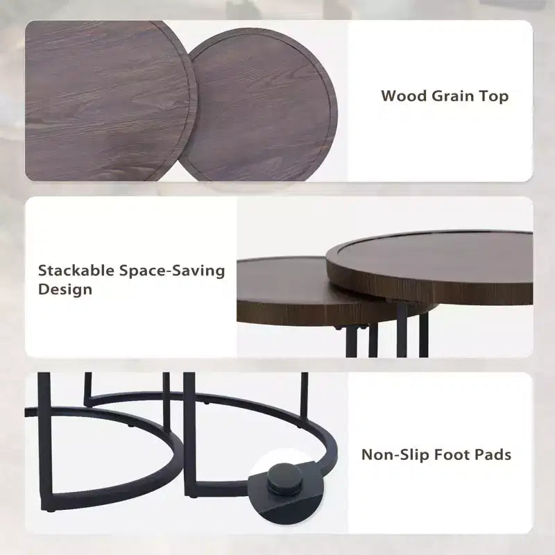 EAGLE PEAK colección Sunset Dune de muebles modernos para exteriores, conjunto de conversación de mimbre para patio de 5 piezas con cojines