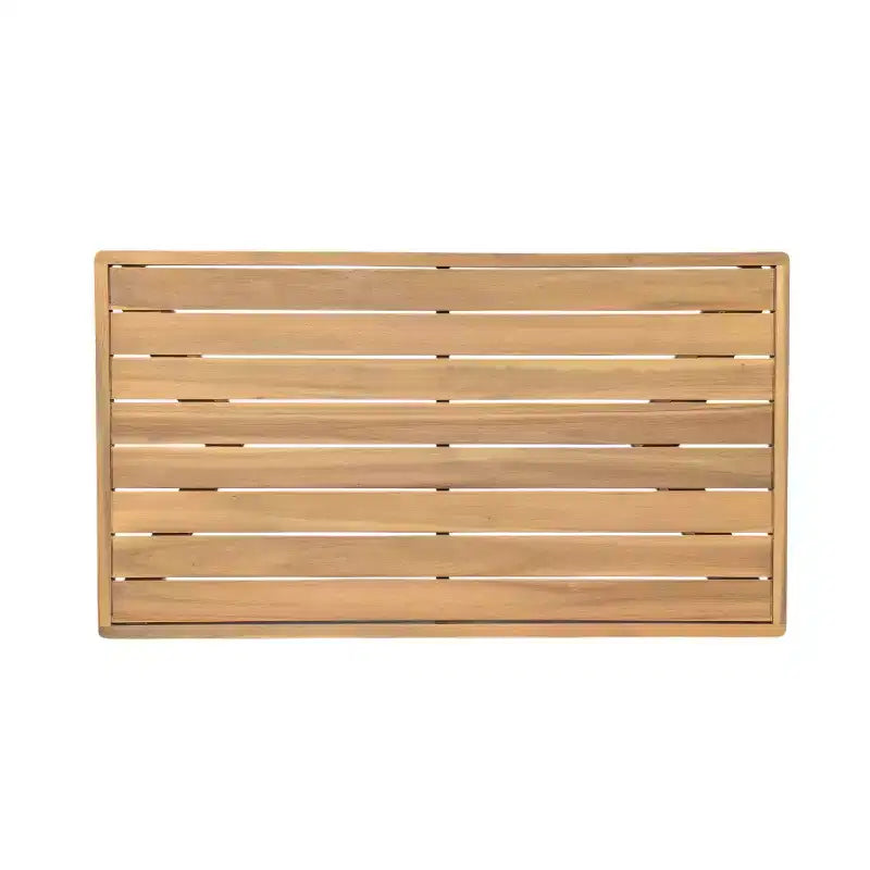 Ensemble de conversation moderne Yantic de Christopher Knight Home, 4 pièces, en acacia pour extérieur, avec coussins résistants à l’eau
