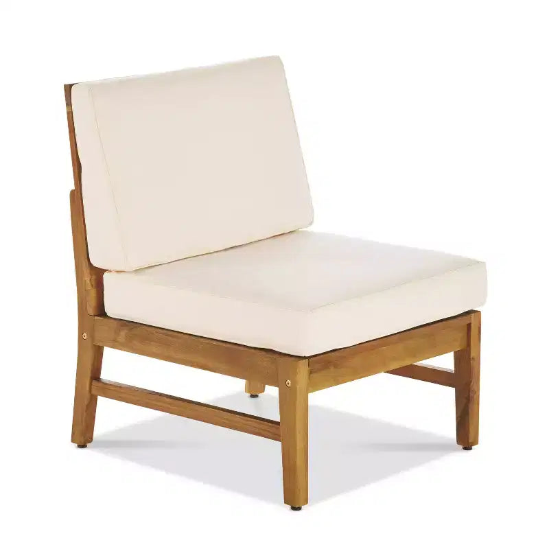 Ensemble de salon d'extérieur 8 places Perla de Christopher Knight Home en bois d'acacia avec coussins