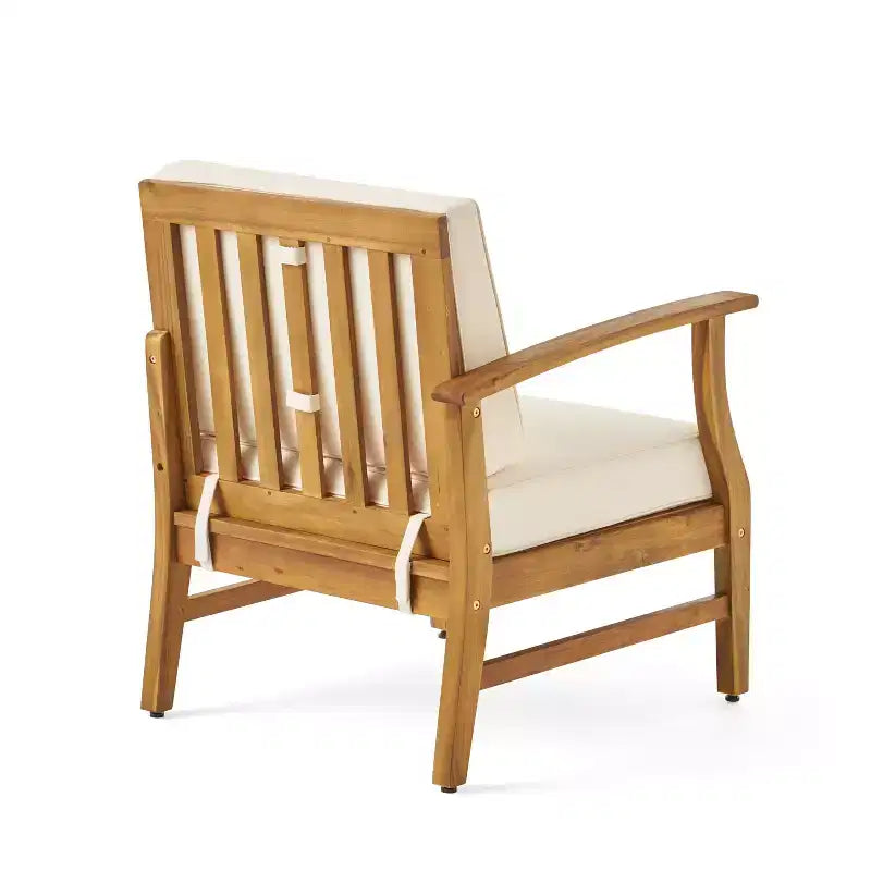 Ensemble de salon d'extérieur 8 places Perla de Christopher Knight Home en bois d'acacia avec coussins