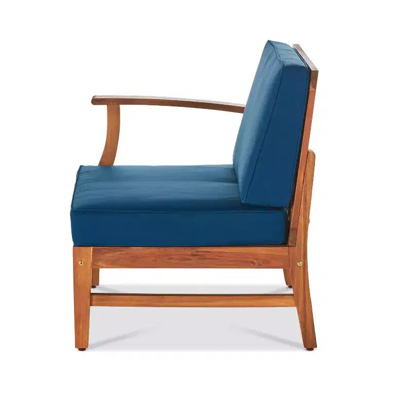 Ensemble de salon d'extérieur 8 places Perla de Christopher Knight Home en bois d'acacia avec coussins