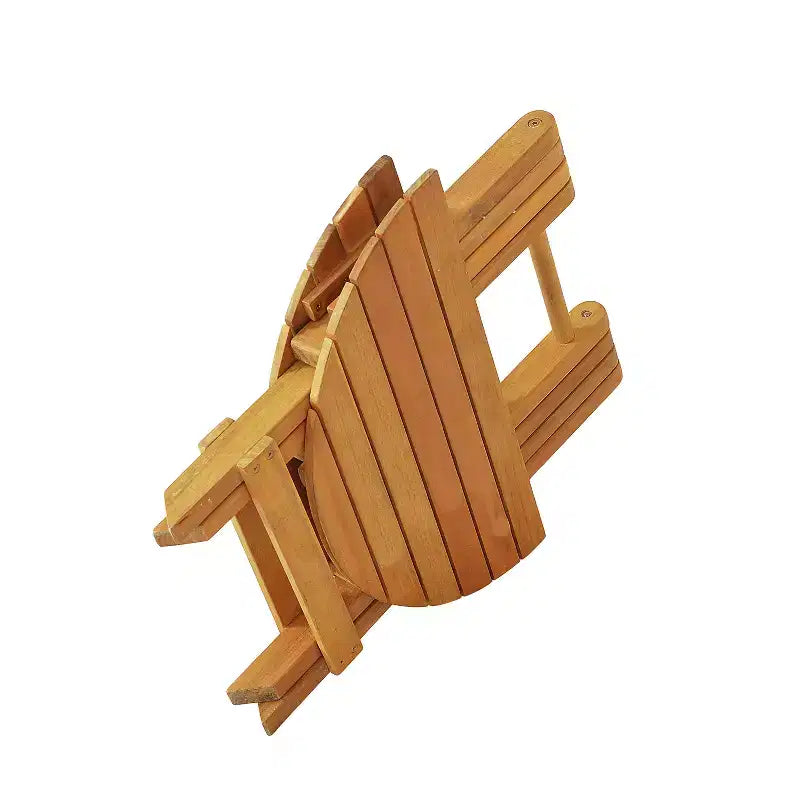 Conjunto de 3 piezas para patio Christopher Knight Home Cedric, de estilo transicional, con sillones de madera de acacia y mesa auxiliar plegable