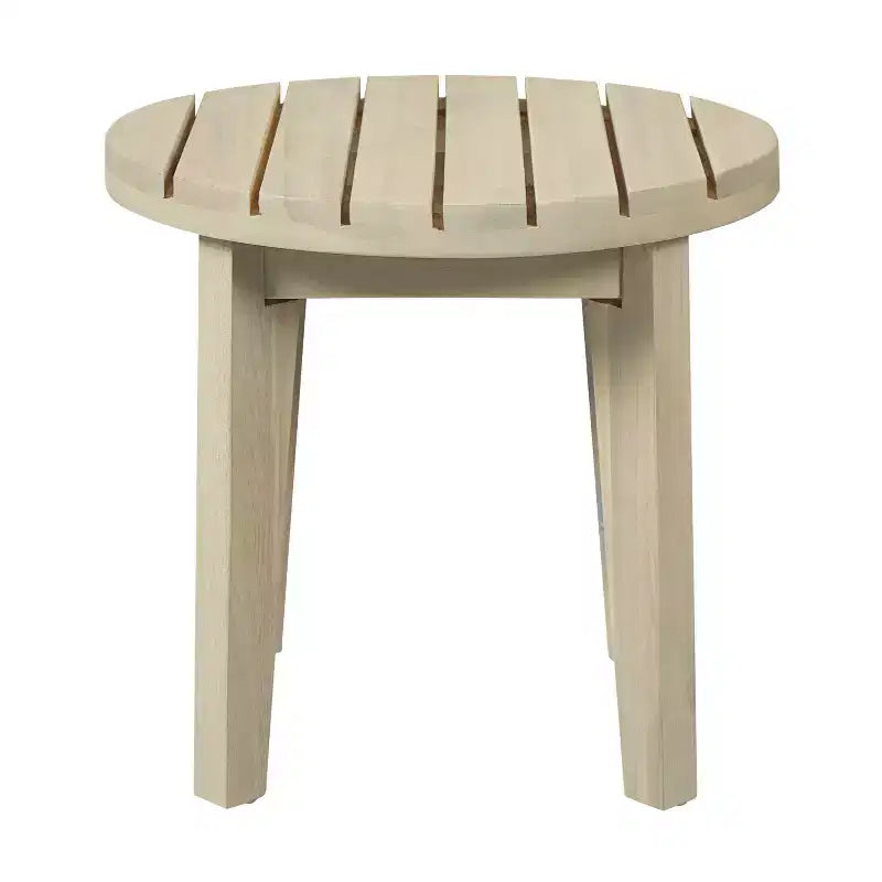 Conjunto rústico de 3 piezas para patio Christopher Knight Home Bennett, con sillones club de acacia y mesa auxiliar redonda