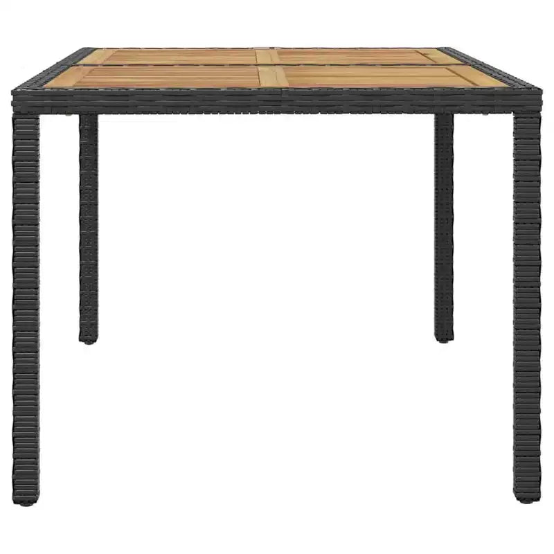 vidaXL Ensemble de mobilier d'extérieur noir