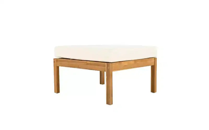 Ensemble de conversation de patio Christopher Knight Home Ignis Boho, 5 pièces, en bois d’acacia et faux rotin, avec coussins et table basse à lattes