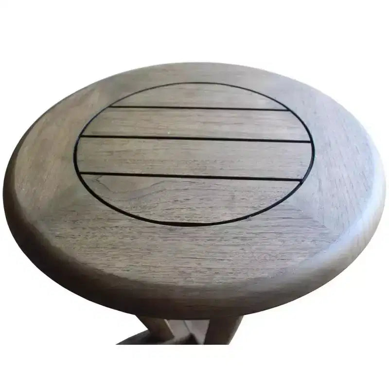 Conjunto de asientos de 3 piezas de teca FSC Avalon de Courtyard Casual. Incluye: dos sillones club y una mesa auxiliar redonda