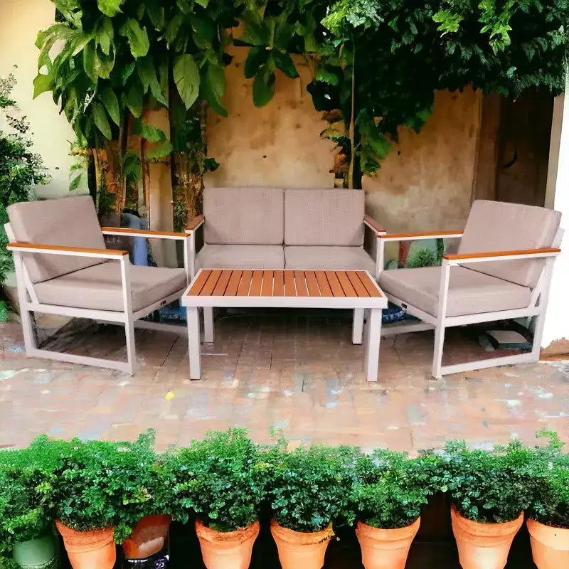 Ensemble de conversation de 3 pièces avec fauteuils club Catalina de Courtyard Casual