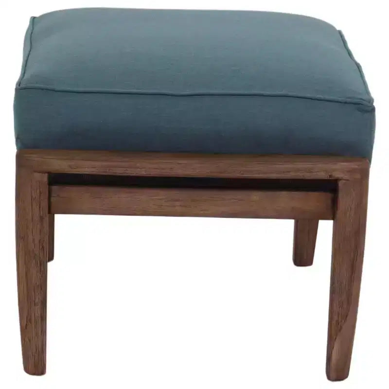 Conjunto Courtyard Casual Avalon de 2 piezas, de madera de teca FSC, con sillón de club y otomana