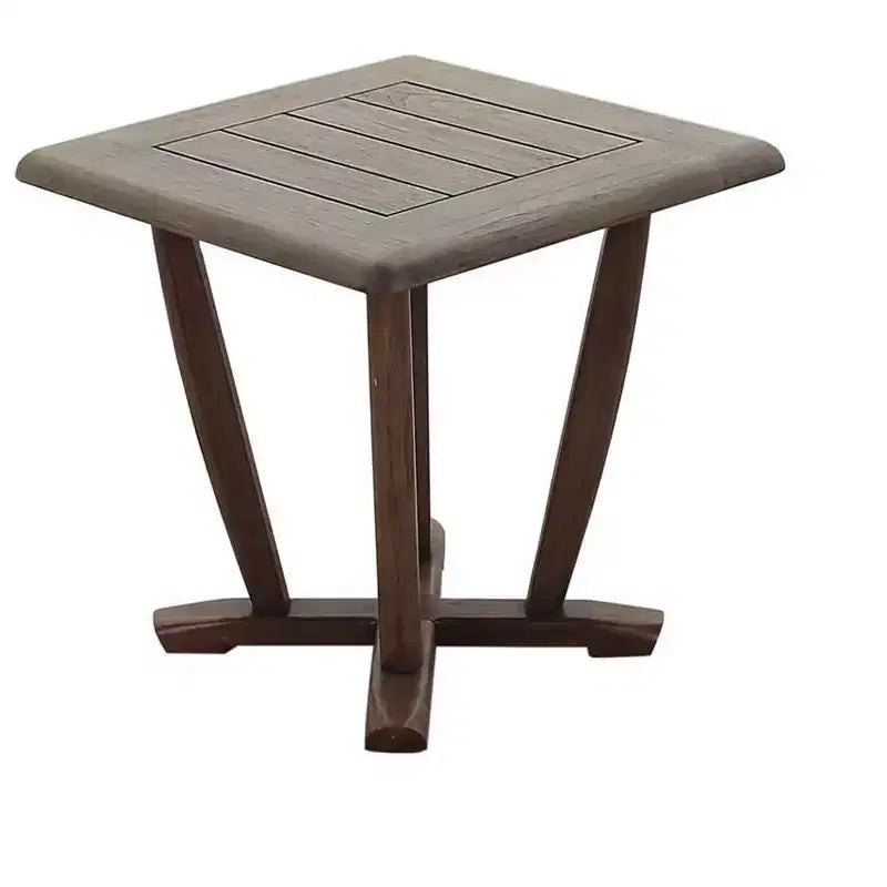 Ensemble de sièges Avalon de Courtyard Casual en teck certifié FSC, 3 pièces, comprenant deux fauteuils club et une table d’appoint carrée