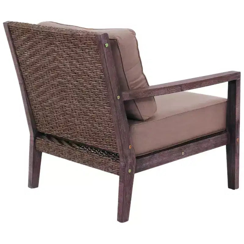 Ensemble de fauteuils Club Bridgeport II de Courtyard Casual de 3 pièces Comprend : deux fauteuils Club et une table d'appoint