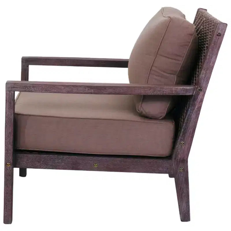 Ensemble de fauteuils Club Bridgeport II de Courtyard Casual de 3 pièces Comprend : deux fauteuils Club et une table d'appoint