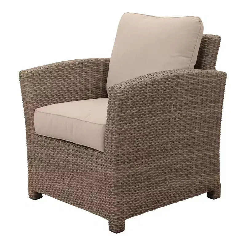 Conjunto de conversación de 3 piezas Courtyard Casual Capri. Incluye: una mesa auxiliar y dos sillones
