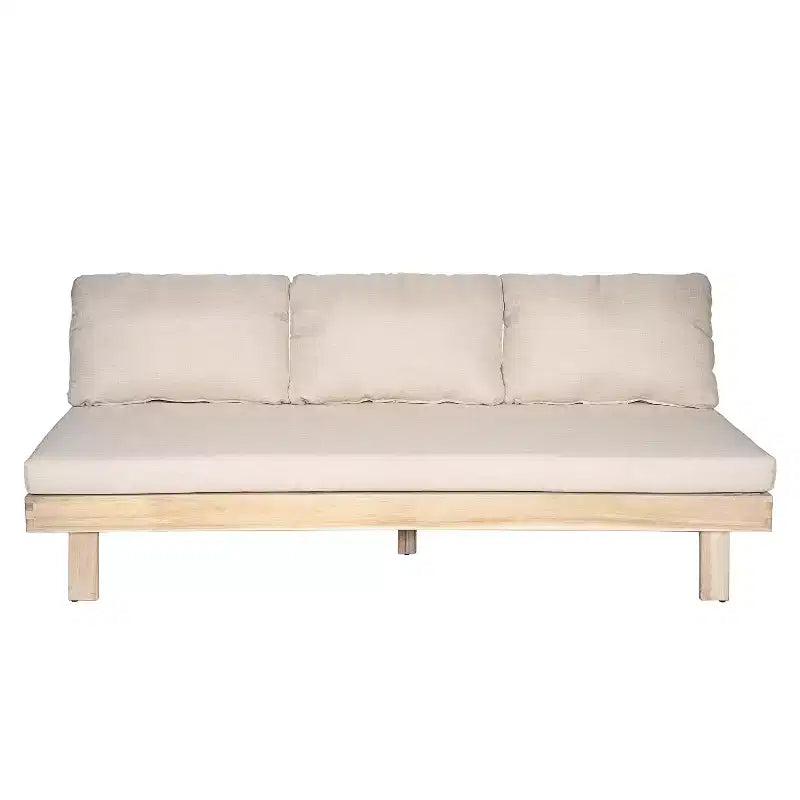 Ensemble d’assises rustique 5 pièces pour terrasse Christopher Knight Home Rock en bois d’acacia à lattes avec coussins