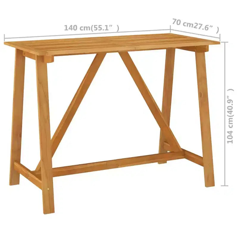 Conjunto de bar para patio de vidaXL, mesa de bar y taburetes, conjunto de muebles de patio con cojines - negro, 5 piezas
