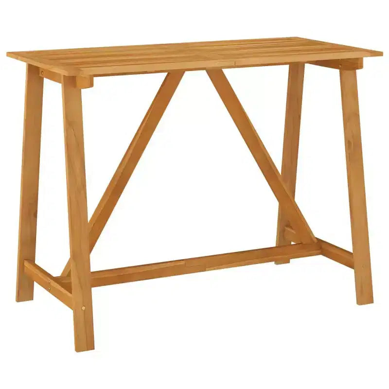 Conjunto de bar para patio de vidaXL, mesa de bar y taburetes, conjunto de muebles de patio con cojines - negro, 5 piezas