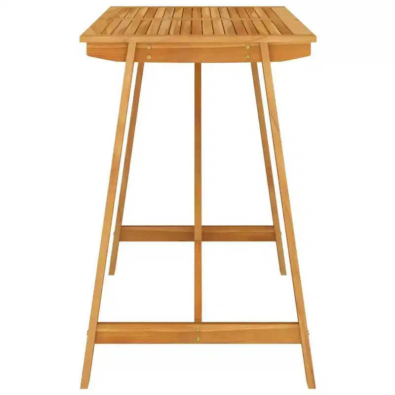 Conjunto de bar para patio de vidaXL, mesa de bar y taburetes, conjunto de muebles de patio con cojines - negro, 5 piezas