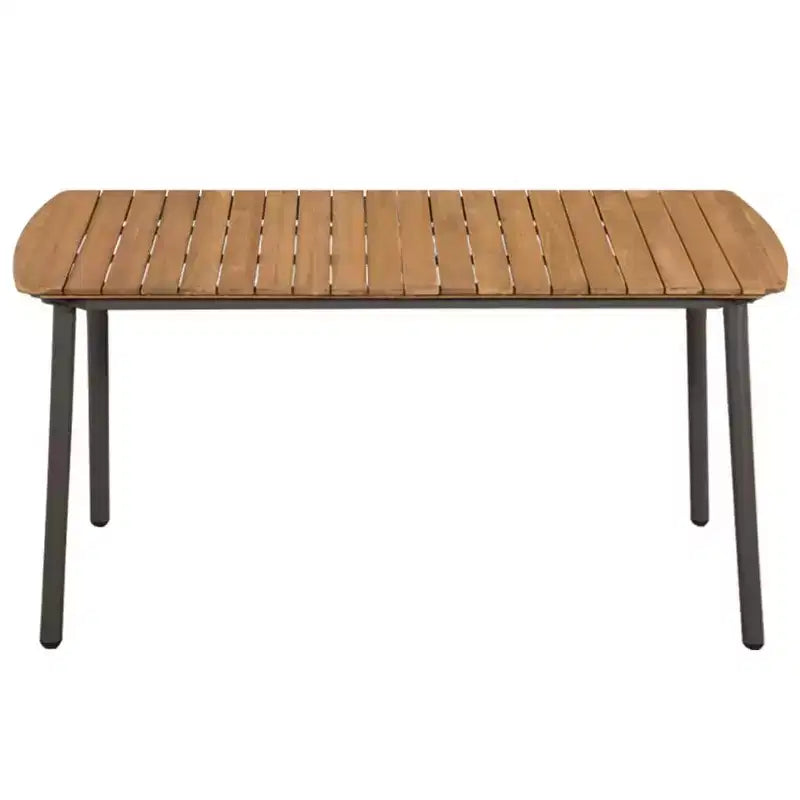 Ensemble de salle à manger de patio vidaXL, ensemble de mobilier avec table et chaises en polyrotin - anthracite, 4 pièces