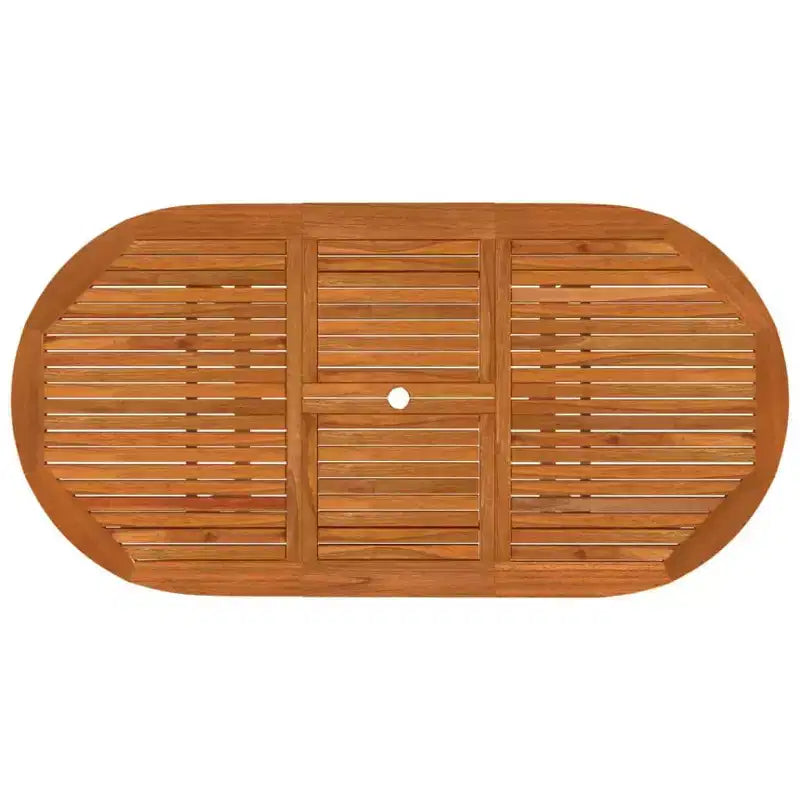 vidaXL Conjunto de comedor para patio con mesa extensible y sillas de madera maciza de eucalipto