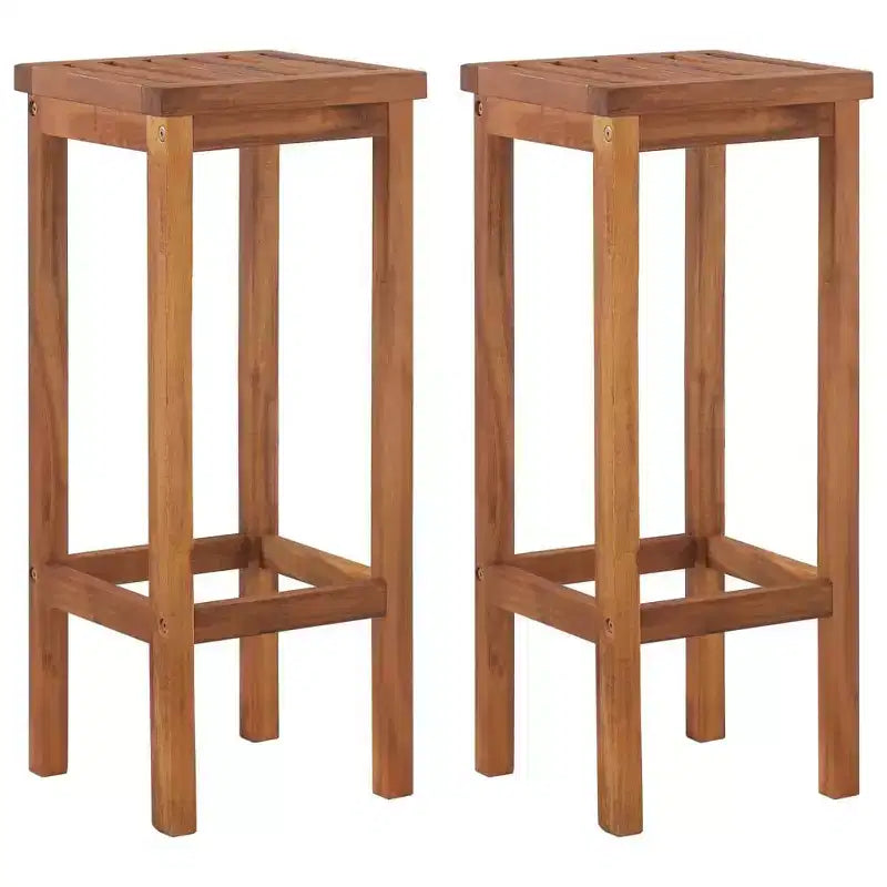 Ensemble de bar de jardin vidaXL, table et chaises de balcon d’extérieur en bois massif d’acacia