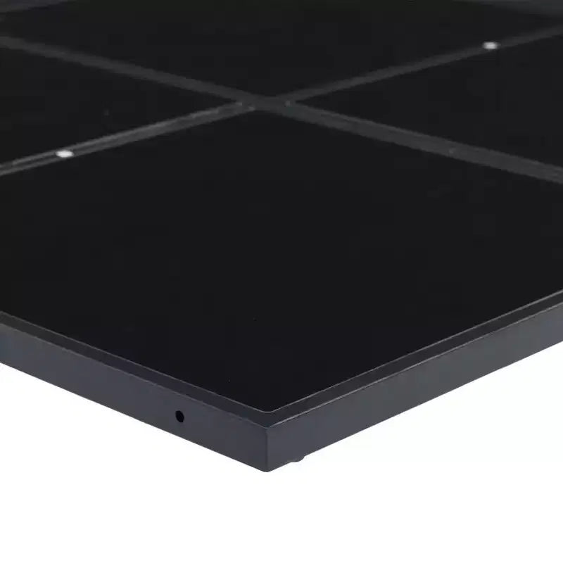 Conjunto de comedor para patio vidaXL con cojines, 13 piezas de textileno negro: diseño de sillas plegables que ahorra espacio, resistente a los rayos UV y mesa de vidrio templado