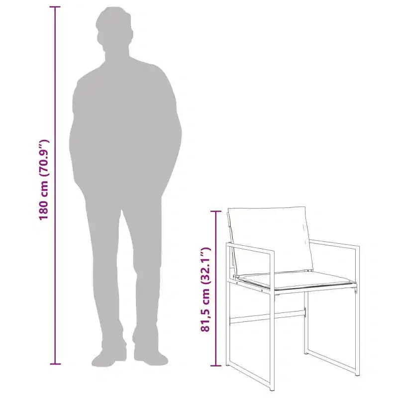 Conjunto de comedor para patio vidaXL con cojines, 13 piezas de textileno negro: diseño de sillas plegables que ahorra espacio, resistente a los rayos UV y mesa de vidrio templado