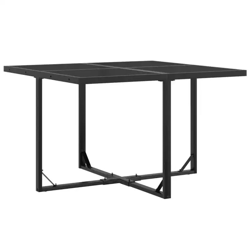 Conjunto de comedor para patio vidaXL, mesa y sillas de jardín, muebles de exterior de textileno