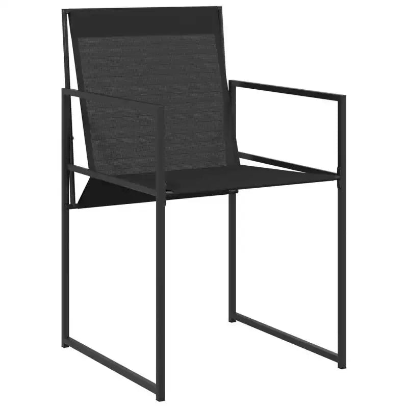 Conjunto de comedor para patio vidaXL, mesa y sillas de jardín, muebles de exterior de textileno
